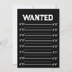 Blank Mugshot-Sjabloon Kaart