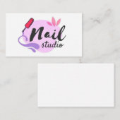 Blank Nagelstudio Visitekaartje (Voorkant / Achterkant)