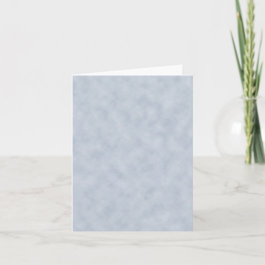 Blank Note Kaart met Blue Perkament Look (Voorkant)