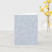 Blank Note Kaart met  Blue Perkament Look (Gele Bloem)