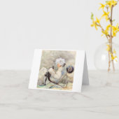 Blank Note-Kaart met originele kunstwerken van de Kaart (Gele Bloem)