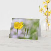 Blank Note Kaart - Yellow Welsh Poppy (Gele Bloem)