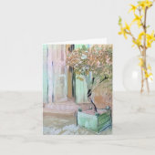 Blank Notecard van Gogh schilderen Kaart (Gele Bloem)