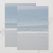 Blank Oceaan- en Strandachtergrondpapier (Voorkant / Achterkant)