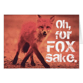 Blank Oh, voor FOX Sake Sassy Red Fox