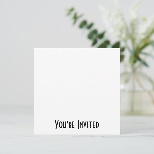 BLANK - ONTWERP UW EIGEN - CREËER UW EIGEN KAART (Staand voorkant)