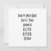 BLANK - ONTWERP UW EIGEN - CREËER UW EIGEN KAART (Achterkant)