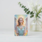 Blank Oracle Angel Messages Cards Visitekaartje (Staand voorkant)