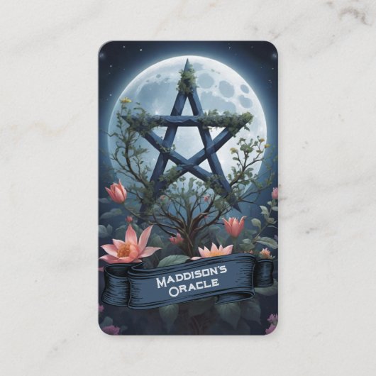 Blank Oracle Cards Visitekaartje (Voorkant)