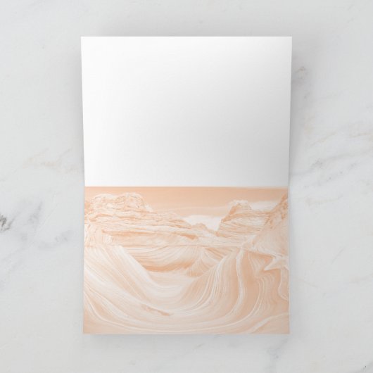 Blank Photographer's Paradise De Wave Groet Kaart (Binnen)