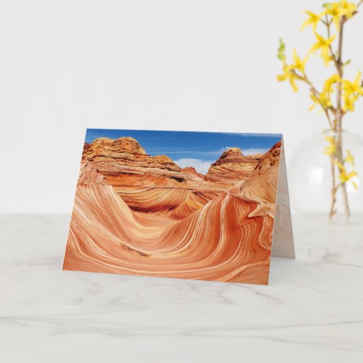 Blank Photographer's Paradise De Wave Groet Kaart (Gele Bloem)