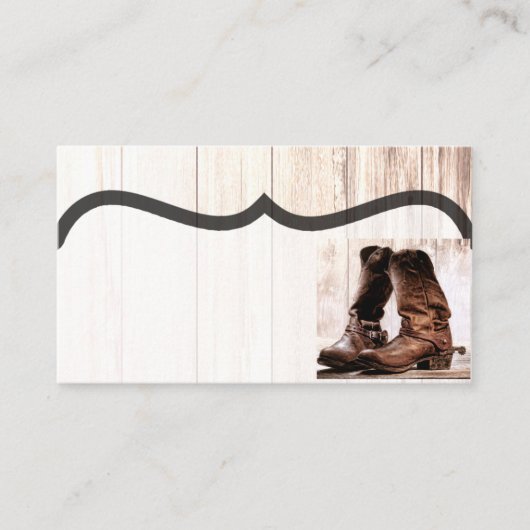 Blank Plaats Kaarten Laarzen Land Rustiek Western  Plaatskaartje (Voorkant)