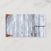 Blank Place Cards White Wash Wood Barn Deurteller Plaatskaartje (Voorkant)