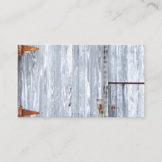 Blank Place Cards White Wash Wood Barn Deurteller Plaatskaartje (Voorkant)