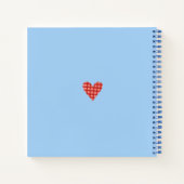 Blank receptenboek voor koppels notitieboek (Achterkant)