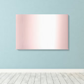 Blank Rose Gold Background Upload Your Photo to Canvas Afdruk (Insitu (Houten vloer))