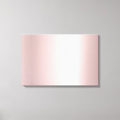 Blank Rose Gold Background Upload Your Photo to Canvas Afdruk (Voorkant)