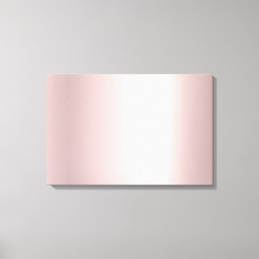 Blank Rose Gold Background Upload Your Photo to Canvas Afdruk (Voorkant)