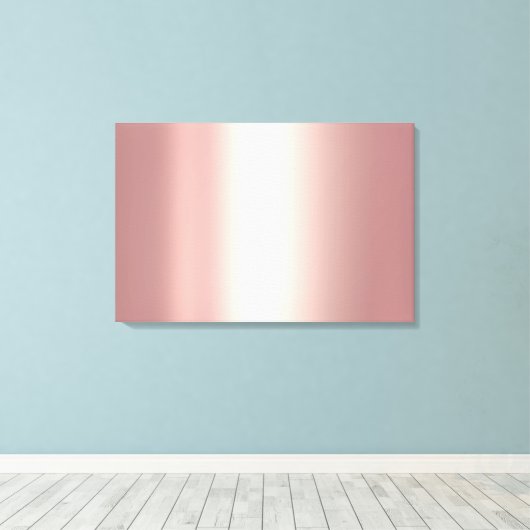 Blank Rosegold Background Upload Your Photo to Canvas Afdruk (Insitu (Houten vloer))