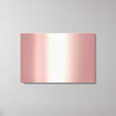 Blank Rosegold Background Upload Your Photo to Canvas Afdruk (Voorkant)