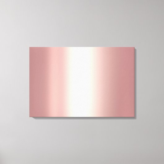 Blank Rosegold Background Upload Your Photo to Canvas Afdruk (Voorkant)