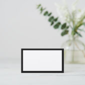 Blank Rustic Kraft Paper Wedding Plaatskaartje (Staand voorkant)