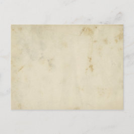 Blank rustiek Antiek verouderd gekleurd papier Briefkaart