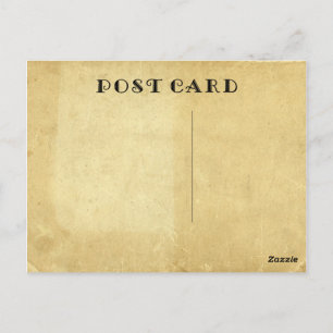 Blank rustiek Antiek verouderd gekleurd perkament  Briefkaart