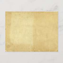 Blank rustiek Antiek verouderd gekleurd perkament  Briefkaart
