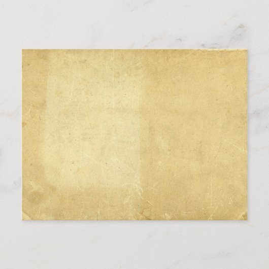 Blank rustiek Antiek verouderd gekleurd perkament Briefkaart (Voorkant)