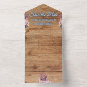 Blank Save the date alles in één All In One Uitnodiging (Binnen)