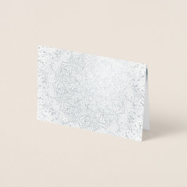 Blank Silver Foil en Kraft-Wenskaart voor kerstmis Folie Kaarten