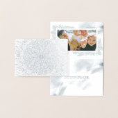 Blank Silver Foil en Kraft-Wenskaart voor kerstmis Folie Kaarten (Display)