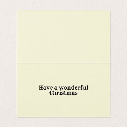 Blank Snowflake-design met kerstkaarten van 25-pin Kaart (Binnenkant ongevouwen)