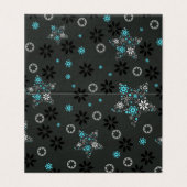 Blank Snowflake-design met kerstkaarten van 25-pin Kaart (Buitenkant ongevouwen)
