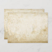 Blank  Stock Antiek Papier Briefkaart (Voorkant / Achterkant)