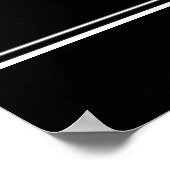 Blank Street Sign, Templet French Quarter Poster (Hoek)