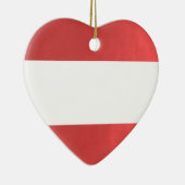 BlanK STRIPE Sjabloon DIY add TXT AFBEELDING EVENT Keramisch Ornament (Rechts)