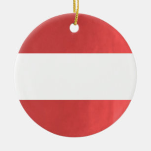 BlanK STRIPE Sjabloon DIY add TXT AFBEELDING EVENT Keramisch Ornament