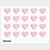 Blank Template Pink Heart Add Your Text Hart Sticker (Vel)