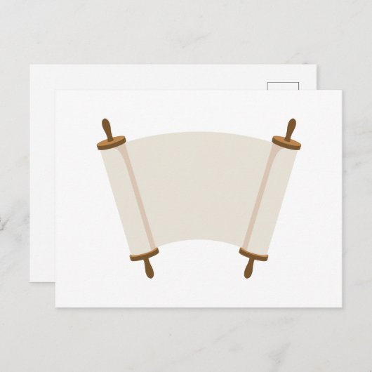 Blank Torah Briefkaart (Voorkant / Achterkant)