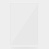 Blank transparant 20" x 30" bruiloft acryl bord (Voorkant)