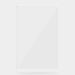 Blank transparant 20" x 30" bruiloft acryl bord