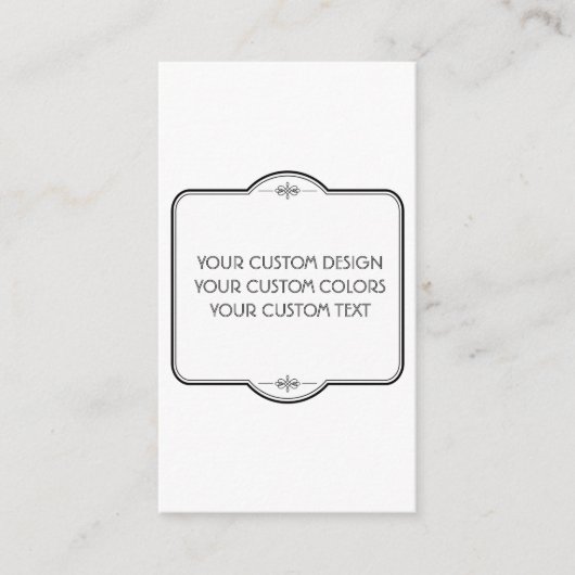 BLANK Uw ontwerp hier - Informatiekaartje (Voorkant)