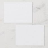 Blank Visitekaartje (Voorkant / Achterkant)