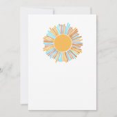 Blank Voeg je eigen Boho Sun toe Hier komt de zon Kaart (Voorkant)