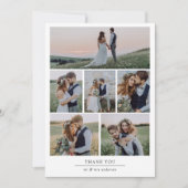 Blank voor je Persoonlijke Foto Bruiloft Bericht Bedankkaart (Voorkant)