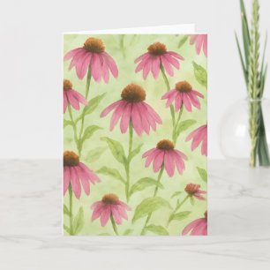 Blank Waterverf Floral Wenskaart Kaart
