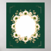 Blank Weddenschap Kaart Sjabloon Poster (Voorkant)