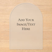 Blank Wedding Templates | Elegant Customizable  Acryl Uitnodigingen (Voorkant)